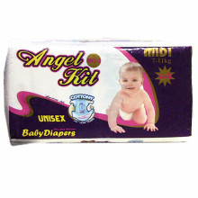 Cotton Baby Diaper with Magic Tape.